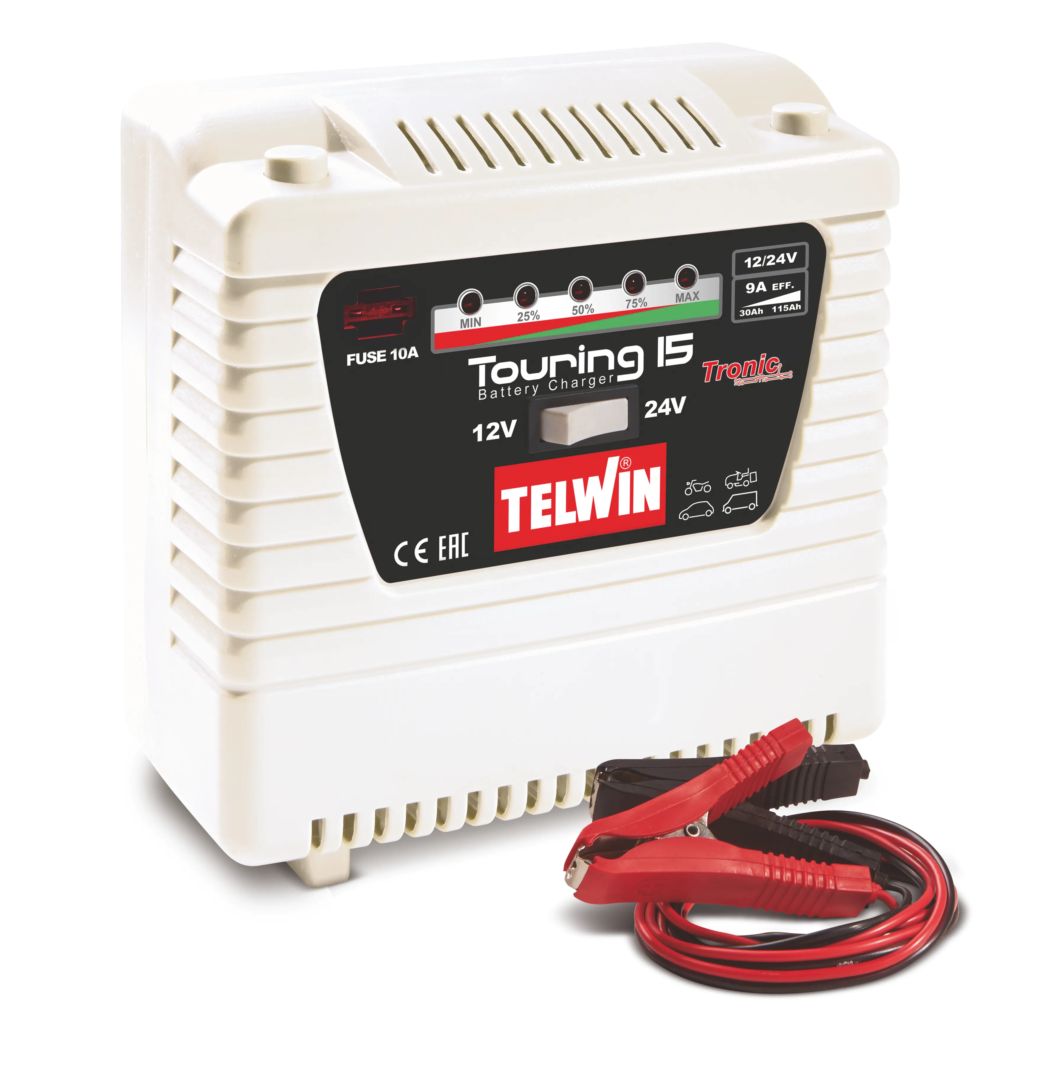 TELWIN TOURING 15 batterilader 12/24 V