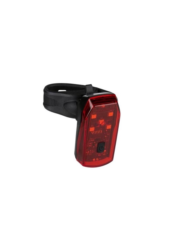Dunlop - Rear bike light with 5 LEDs and STOP function K-Mark