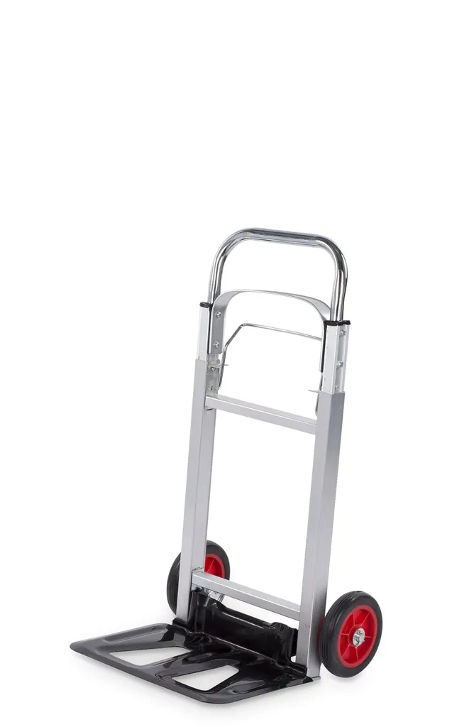 Sammenleggbar sekketralle 90 kg i aluminium.
