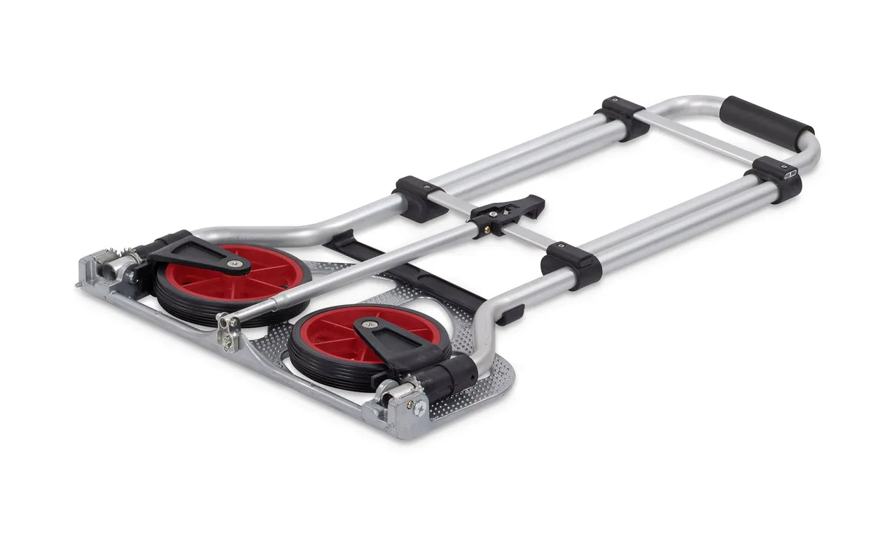Sammenleggbar sackevogn 45 kg i aluminium.