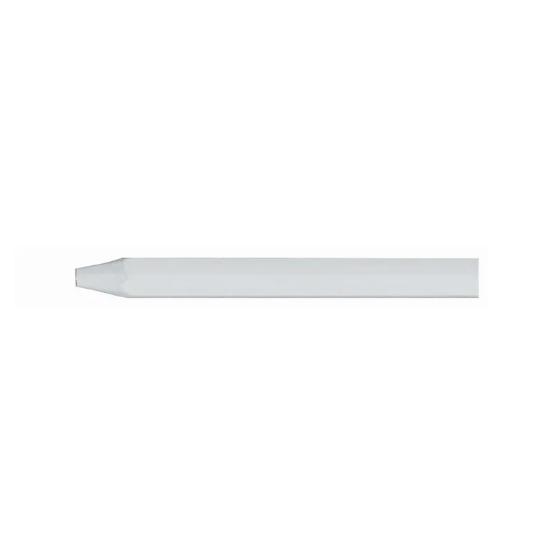 Merkekritt 120 mm uten etikett HVIT Hex. Ø12 mm