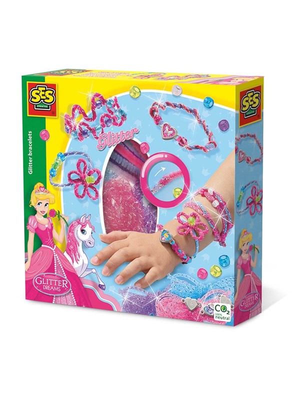 SES Creative Glitter Bracelets