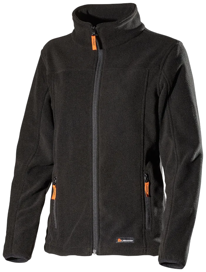 Fleecejakke Dame 687P-W Sort Str. XS