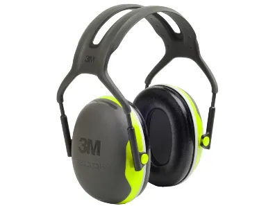Peltor X4A hørselvern med bøyle, hi-viz