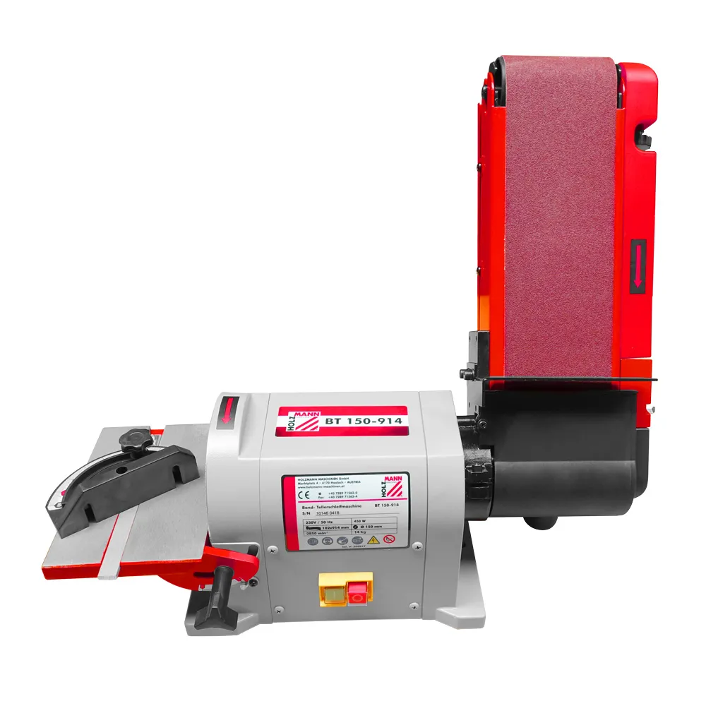 Kombi båndsliper og skivesliper BT150-914_230V Holzmann