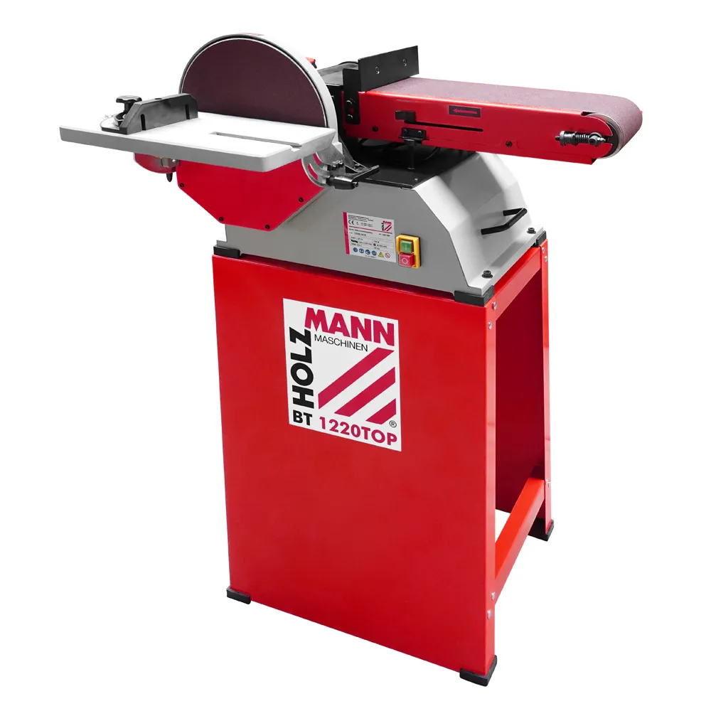 Kombi båndsliper og skiveslipemaskin BT1220TOP_230V Holzmann