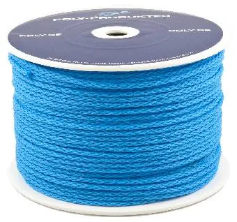 Tauverk PE løsflettet 12mm gul