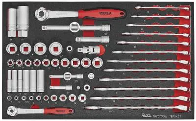 Verktøysett med 57 deler Teng Tools TEFSK57
