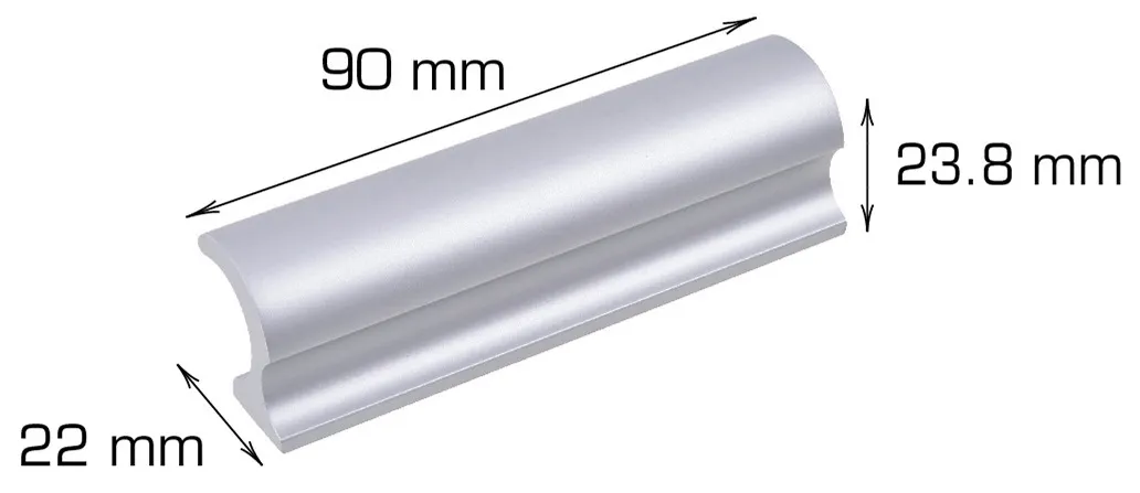 Vindusgrep - Aluminium