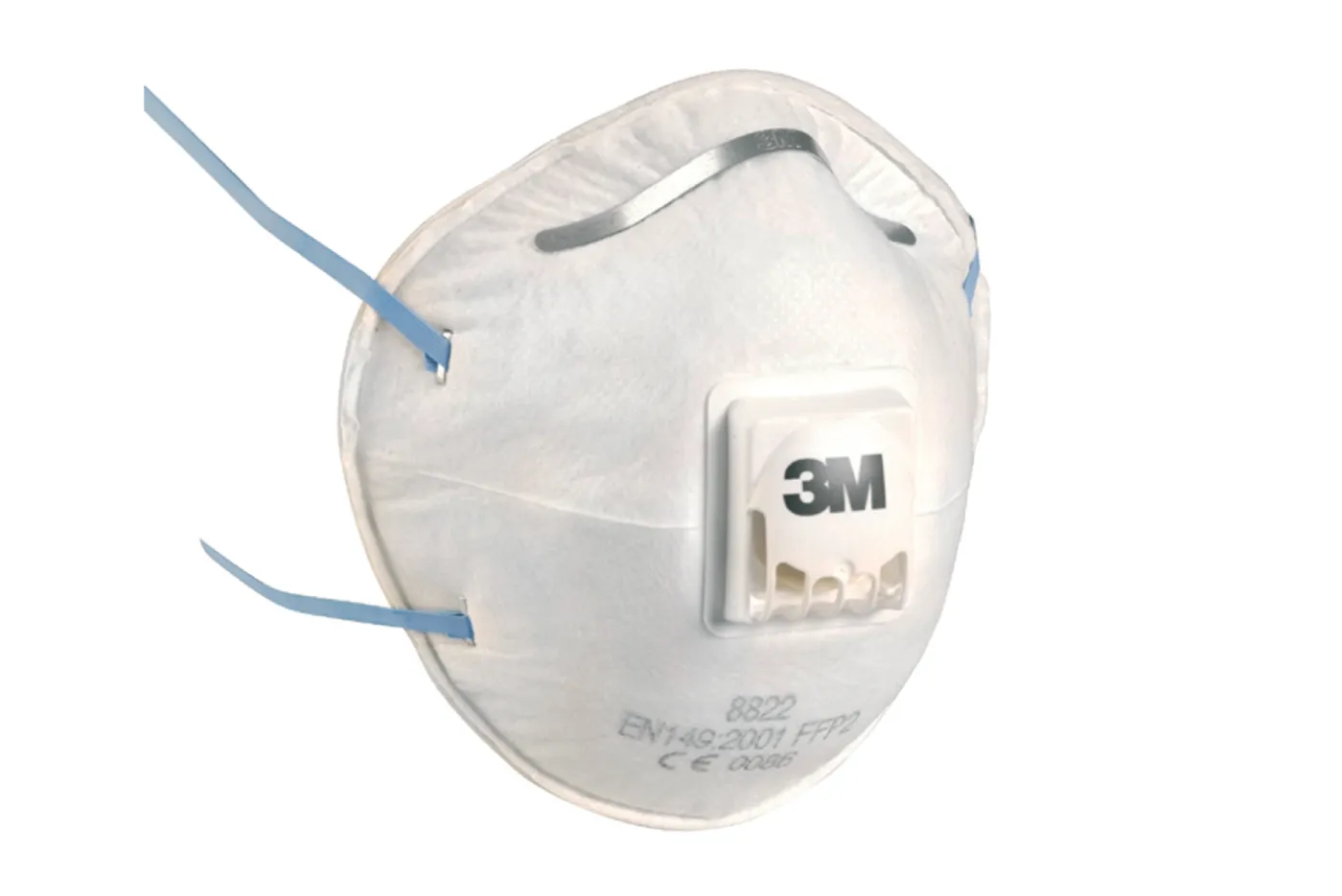 Filtrerende halvmaske 3M 8822 FFP2V (10 stk)