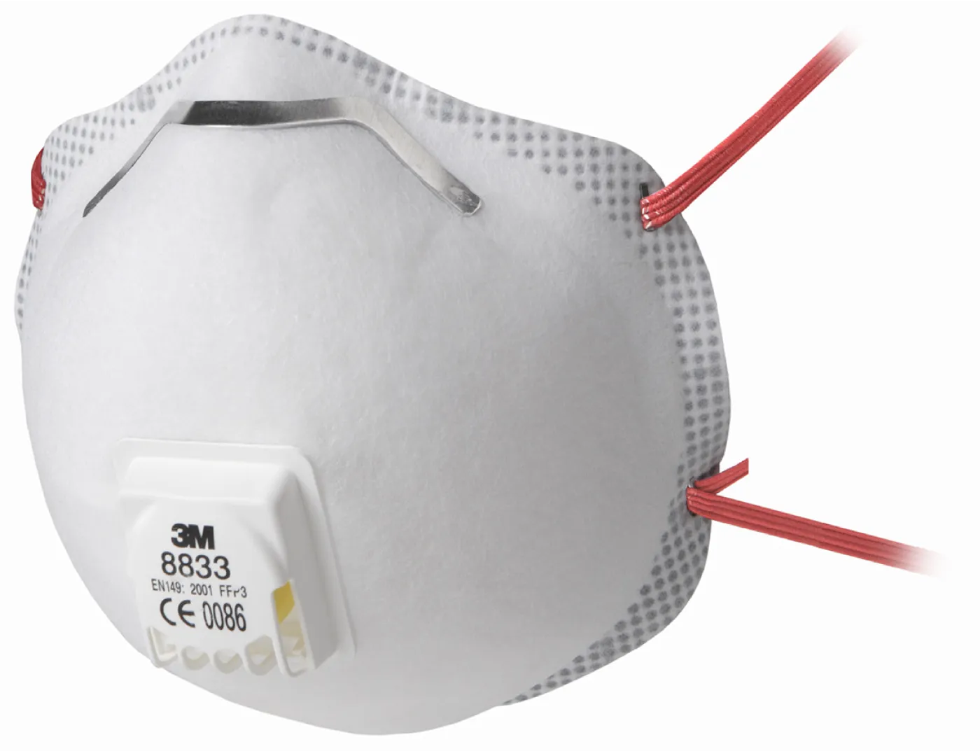 Filtrerende halvmaske 3M 8833 FFP3V