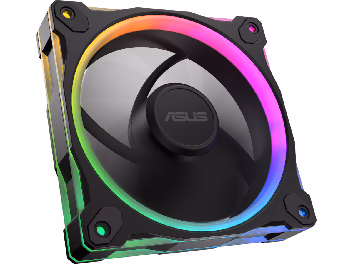 ASUS Prime MR120 Fan ARGB Reverse Black - Svart med RGB LED-lys