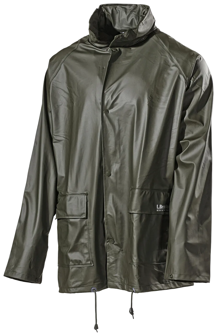 Regnjakke 903PU Grønn Str. XL