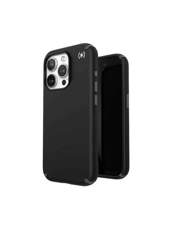 Speck Presidio2 Pro Magsafe - iPhone 15 Pro Case - Black / Slate Gray / White