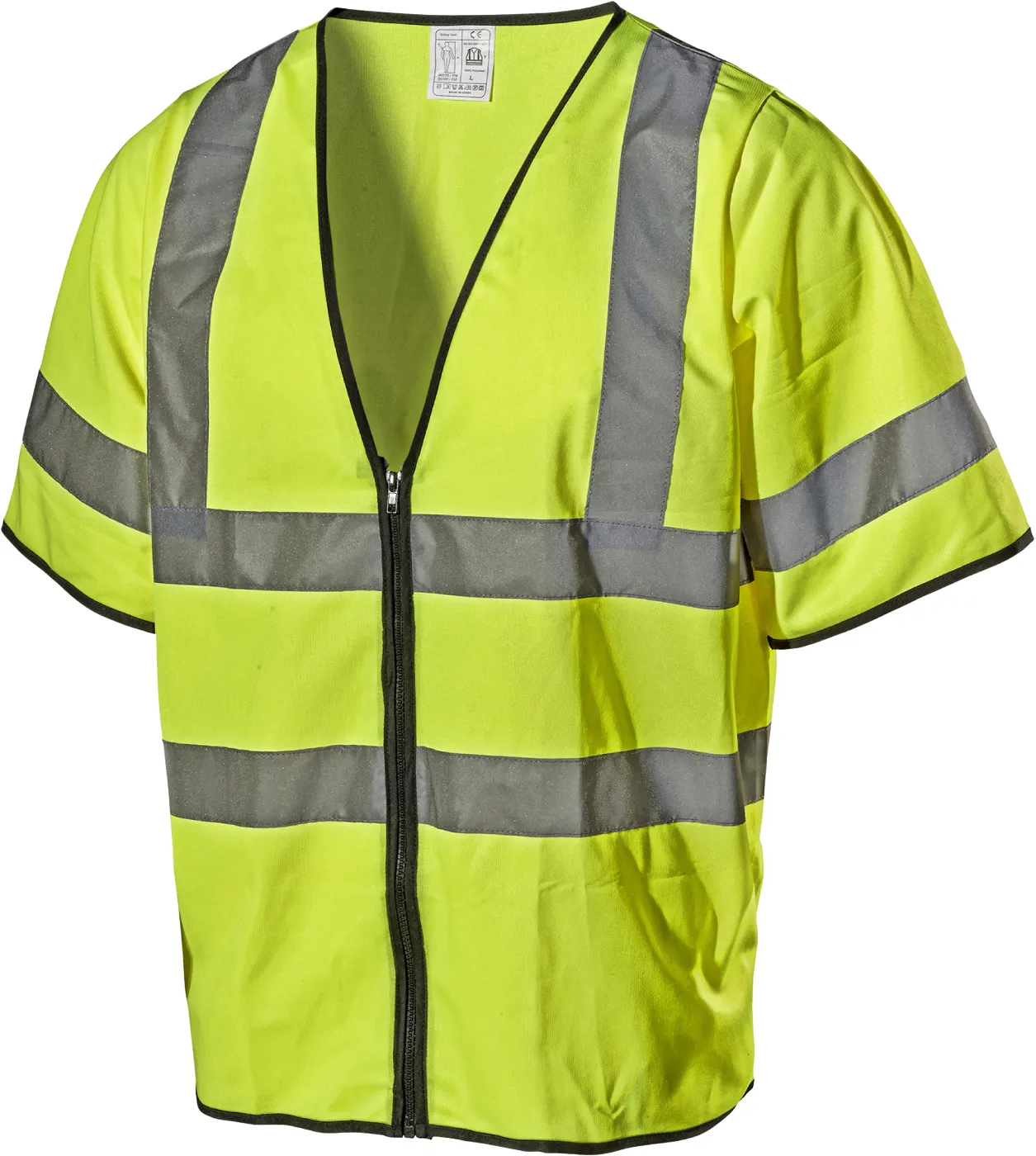 Sikkerhetsvest 4004P Hi-Viz Gul Str. XL