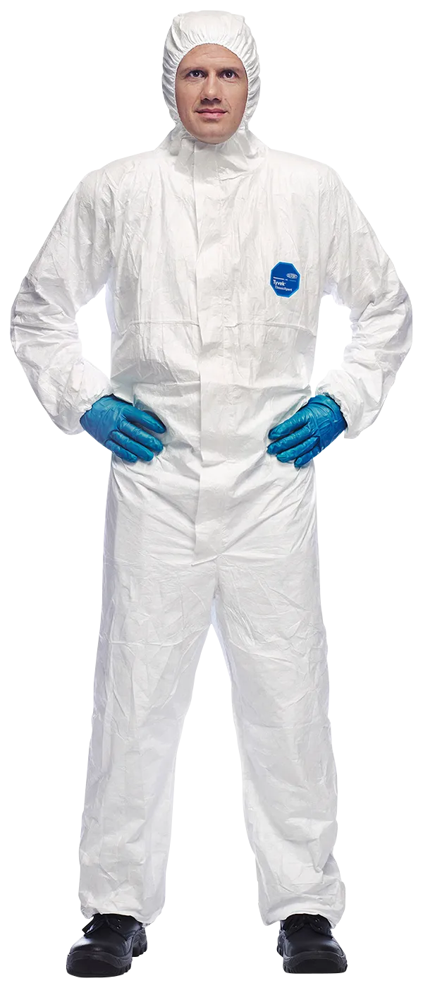 Korttidsdress Tyvek 500 Xpert Hvit Str. L
