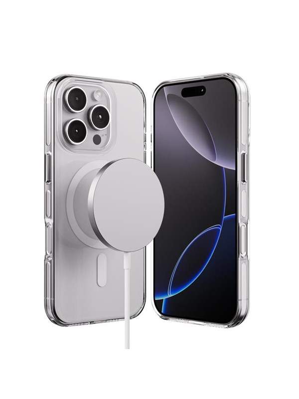 CRONG Clear MAG Pro - iPhone 16 Pro MagSafe Case (Clear)