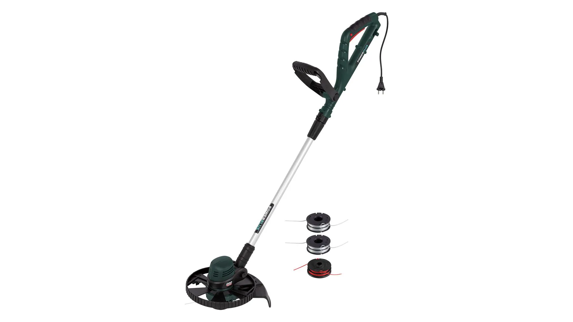 POWPG40220 Gresstrimmer 650 Watt med teleskopskaft