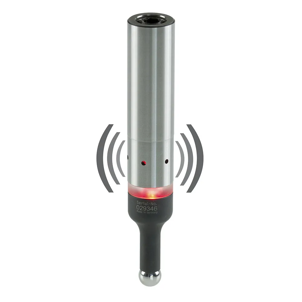 TSCHORN 2D kantfinner Ø10 mm OPTISK/AKUSTISK med Ø20 mm skaft og nøyaktighet 0,010 mm