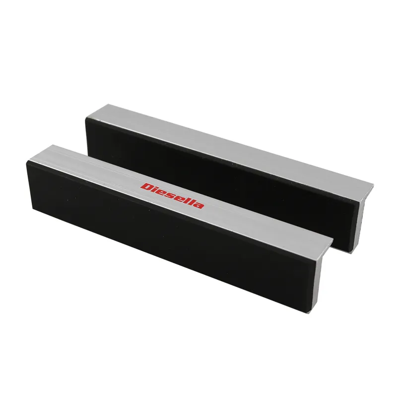 Alu. beskyttelsesbrett 120 mm gummi med neodymmagneter