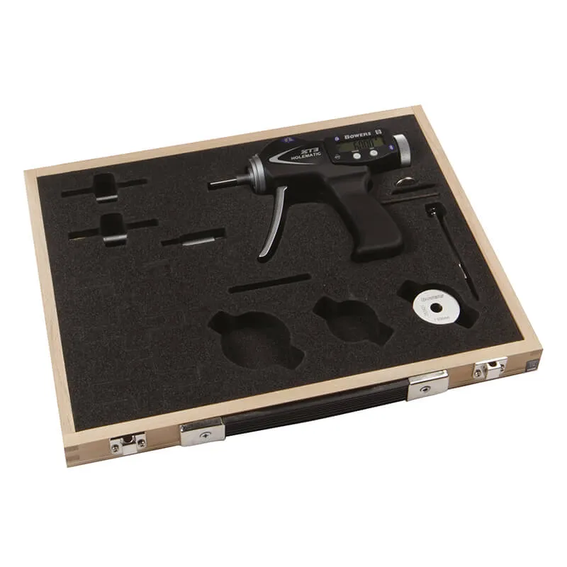 BOWERS SXTH3M-BT Digitalt 3-punkts hurtigmålingsmikrometer sett 6-10 mm med pistolgrep og Bluetooth