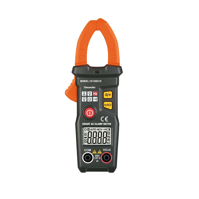Digitalt mini tangamperemeter AC 10mA~200A