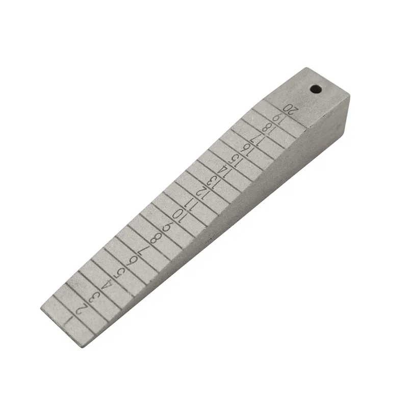 Flat målekile 1-20 mm x 1 mm i aluminium