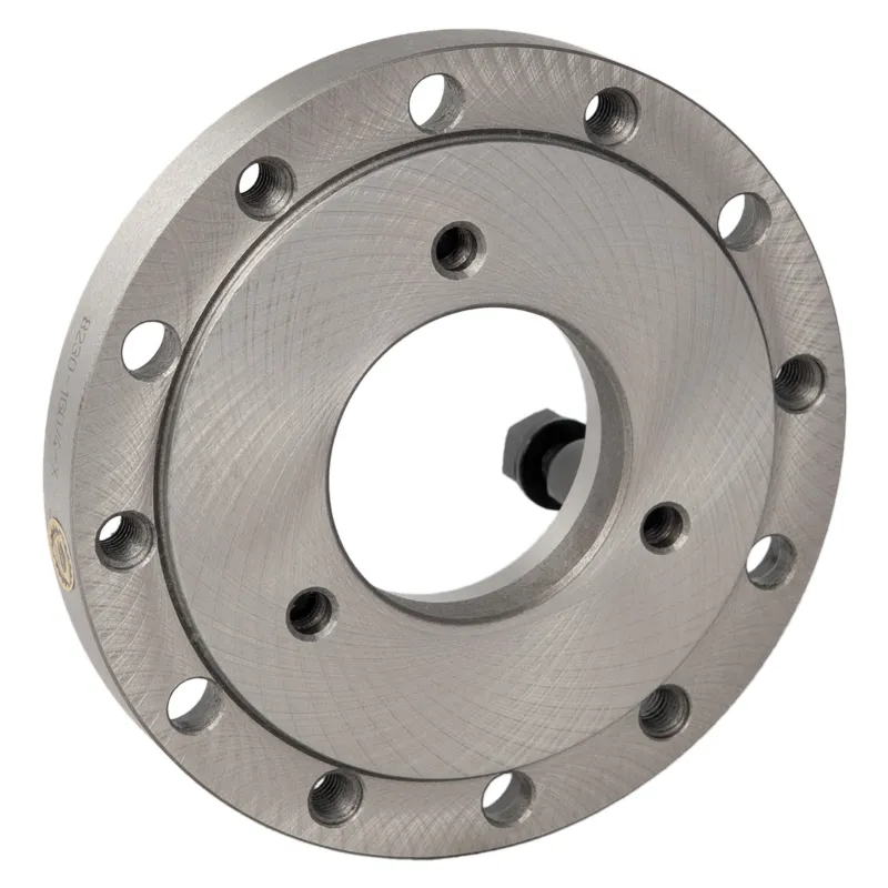 BISON Adapter Ø200 mm - DIN 55027 (Bajonett) - for senterpatron med flensposisjon DIN 6350 - Kgl. 5 (8230-200-5-X)