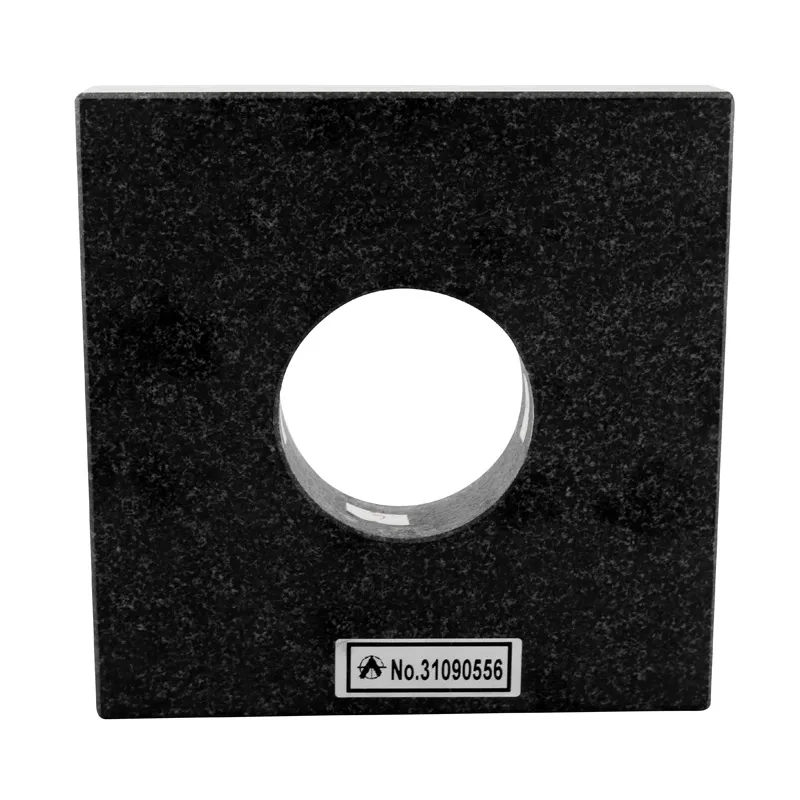 Granitt vinkelnorm 90° kvadratform 200x200x40 mm DIN 875 - DIN 876/0