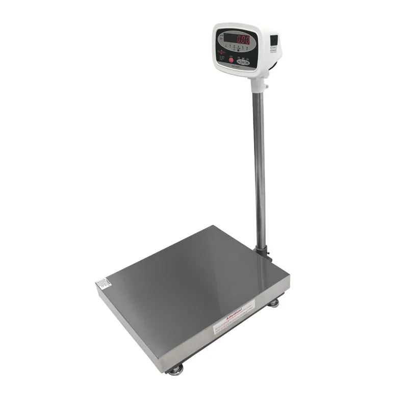 Gulvvekt 150 kg / inndeling 20 g med LED-display og 560x458 mm veieplate