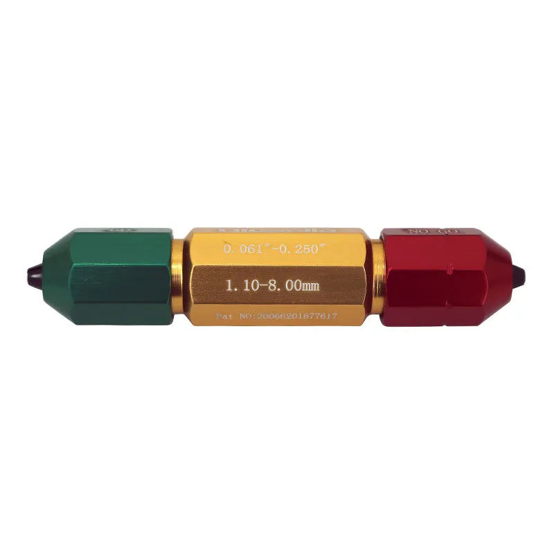 Prøvestiftholder for prøvestifter Ø1,50-Ø6,00 mm