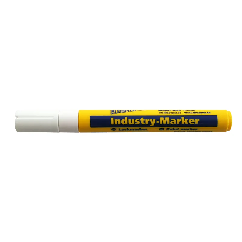 Industrimarkør 4,0 mm HVIT rund spiss (modell 0549)