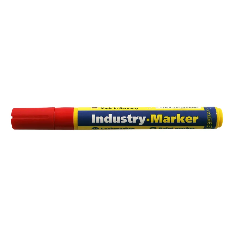 Industrimerker 4,0 mm RØD rund spiss (modell 0488)