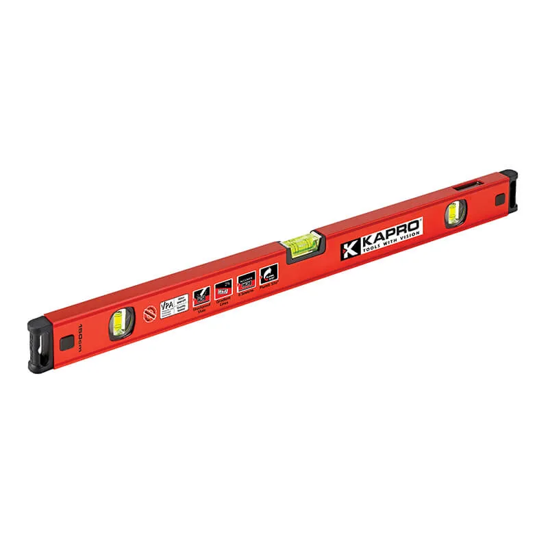 KAPRO GENESIS vaterpass 150 cm med DualView, magneter og 3 akryl-libeller