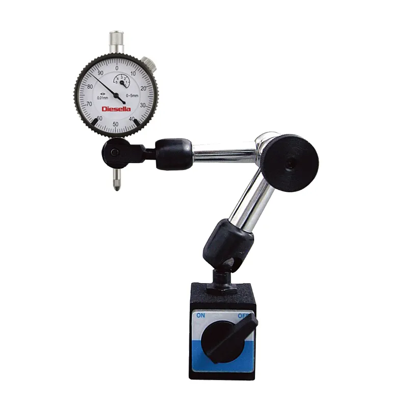 Mini magnetstativ m. måleur 10384210 + 10330610