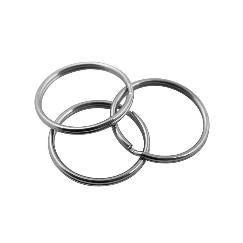 Nøkkelring Ø38 mm forniklet (50 stk pakning)
