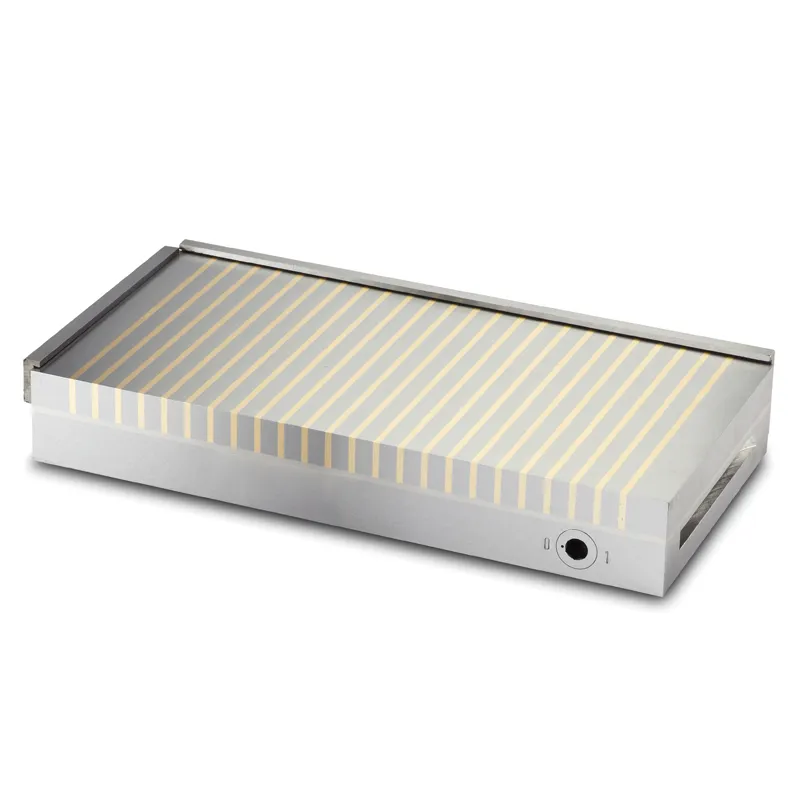 Permanent magnetplan 300x600 mm for fresoppgaver med holdekraft opptil 150 N/cm² (Pol avstand 3+12 mm)