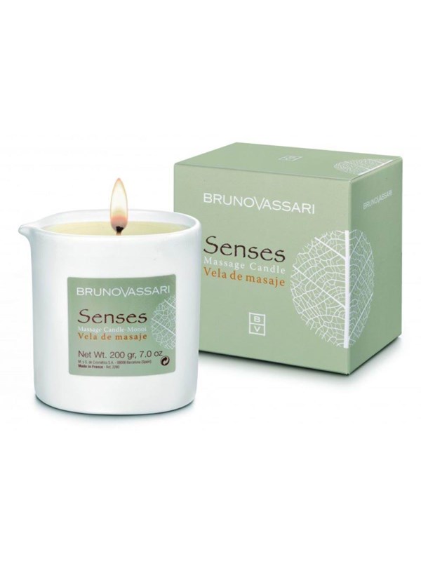 Bruno Vassari Senses Monoi Massage Oil Candle