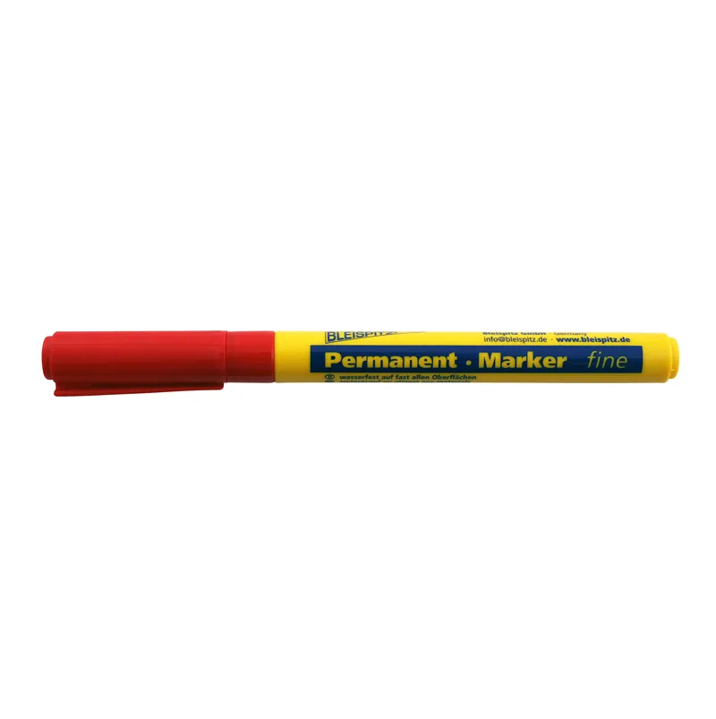 Permanent tusj 1,0 mm RØD rund spiss (modell 0754)