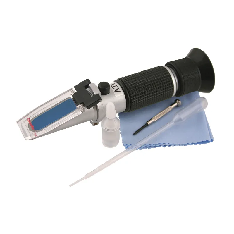 Refraktometer Auto Glykol 0-66% (EG/PG/BF) med "ATC" (0-66% / 0-62% / 1,10-1,40)