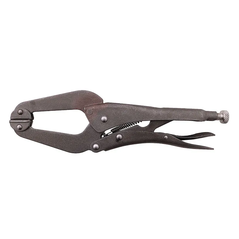 WLDPRO Sveisetang D14NS lav C-klemme flate trykksko uten overflatebehandling (280 mm / 11")