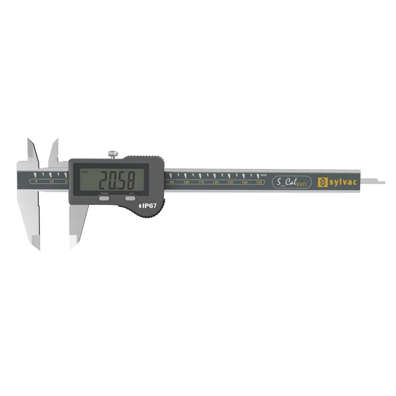 SYLVAC Digital skyvelær S_Cal EVO Standard IP67 200 mm (810.1522) dybdemål 4x1,4 mm