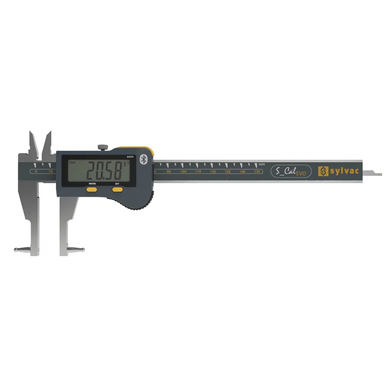 SYLVAC IP67 digital skyvelær S_Cal EVO Point Jaws 150 mm (810.1601) med bluetooth