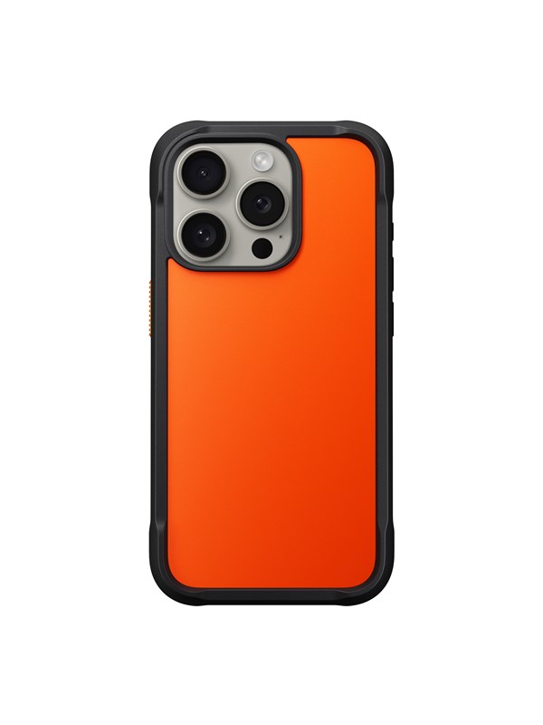 Nomad Rugged Case - iPhone 15 Pro | Ultra Orange