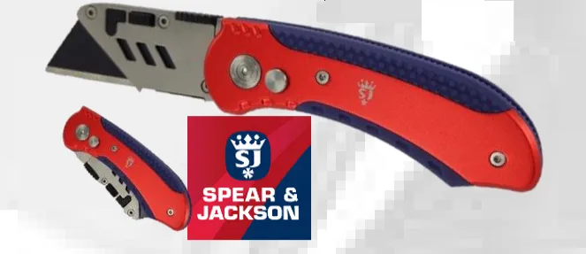Spear and Jackson - Foldekniv metall m/10 blader