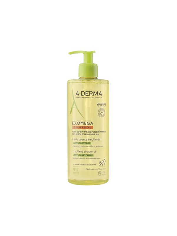 A-Derma Exomega Control Emollient Shower Oil 500 ml