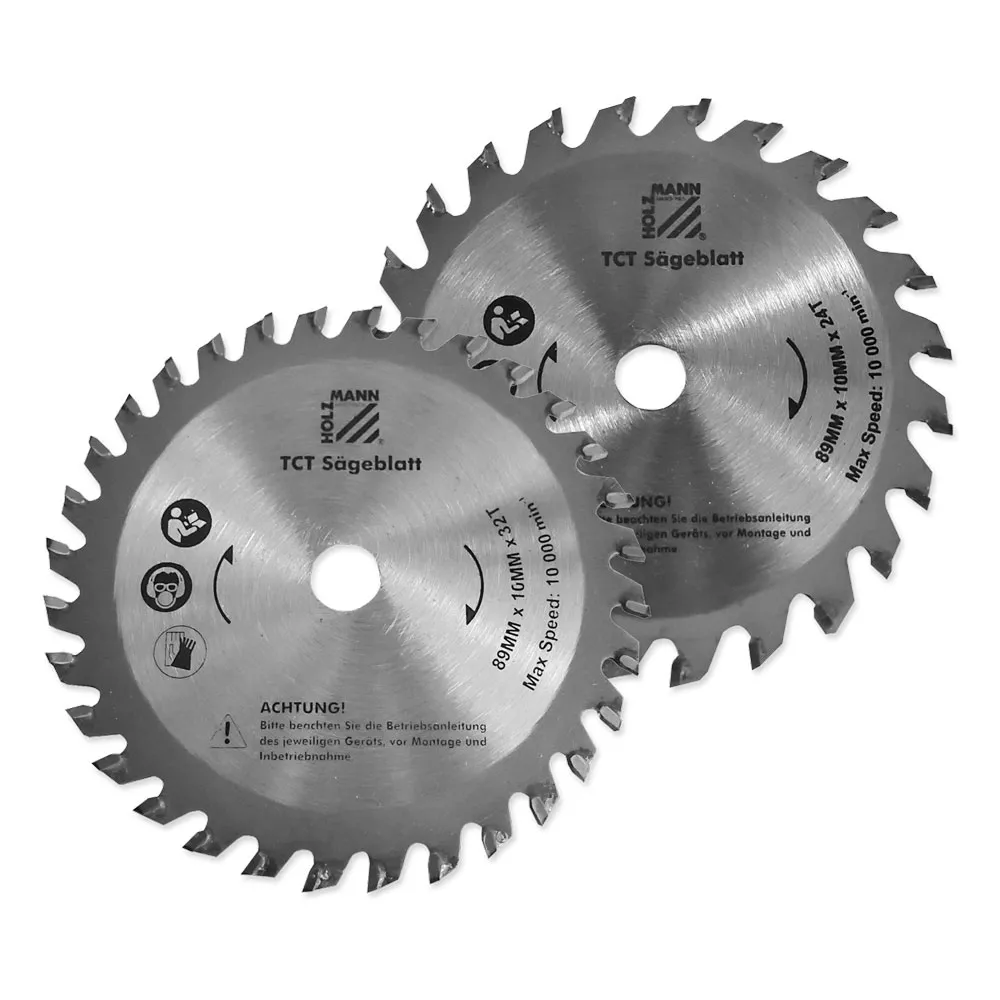 Hardmetall-rundsagblad Ø 89mm Holzmann KSB8910Z24/32/1+1
