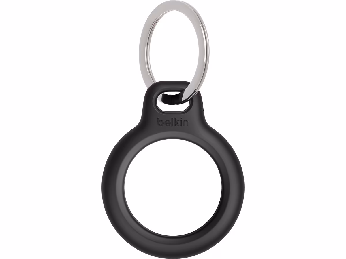 Belkin holder til AirTag, med nøkkelring - sort
