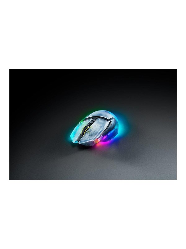 Razer Basilisk V3 Pro 35K Wireless (Phantom White) - Gaming mus - Optisk - 11 - Hvit