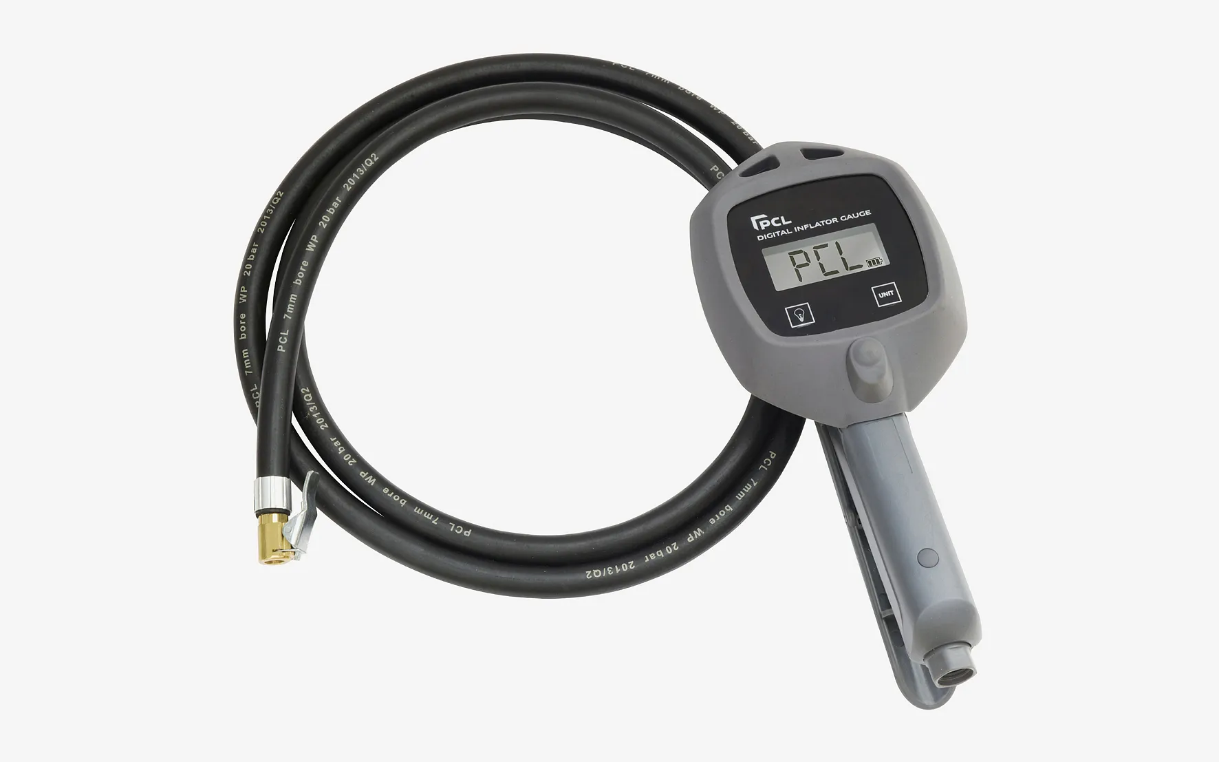 DTI digital dekkpumper, bar, psi, kpa - 1,8 m slange